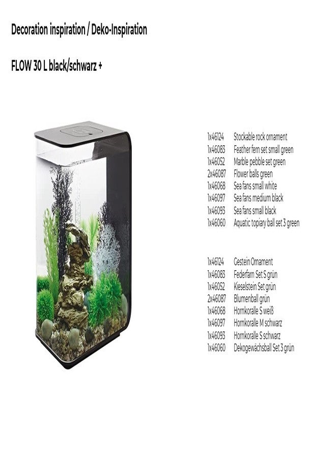 biOrb مروحة بحرية صغيرة سوداء من BiOrb 46093.0 لأحواض السمك - Image 5